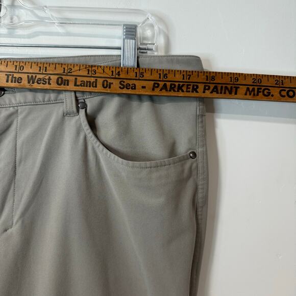 Lululemon Men's ABC Pant Skinny Dress Office Commuter Workwear Carbon Dust 34 - Picture 5 of 11